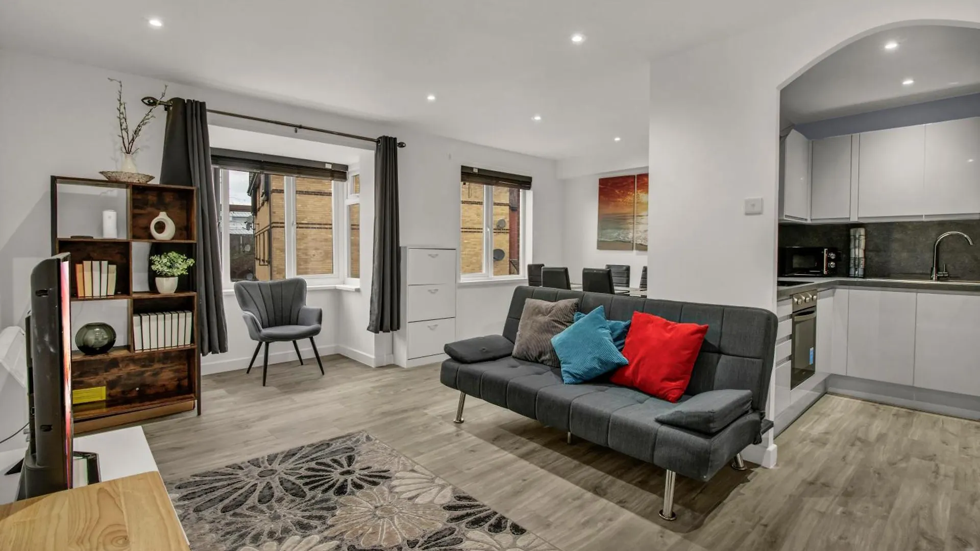 New King Size Bed Apartment With Free Parking Londres